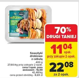 Carrefour Szaszłyki drobiowe z cebulą BeFood oferta