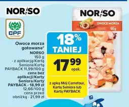 Carrefour Owoce morza gotowane Norso oferta