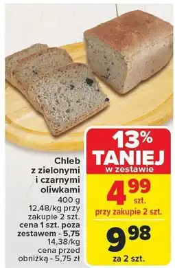 Carrefour Chleb z ziarnami i czarnymi oliwkami Carrefour oferta
