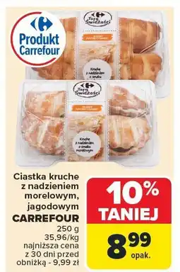 Carrefour Ciastka kruche z nadzieniem morelowo-jagodowym Carrefour oferta