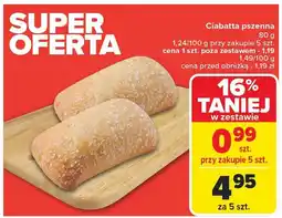 Carrefour Market Ciabatta pszenna Carrefour Market oferta