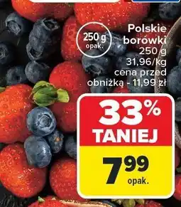 Carrefour Borówki polskie Carrefour oferta