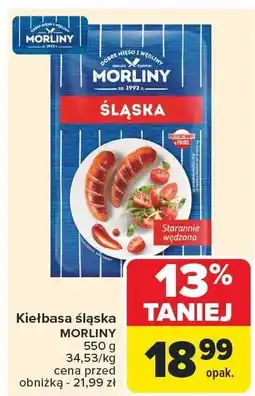 Carrefour Kiełbasa śląska Morliny oferta