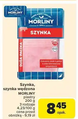 Carrefour Szynka wędzona Morliny oferta