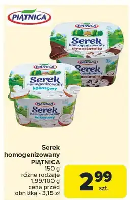 Carrefour Serek homogenizowany Piątnica różne rodzaje oferta