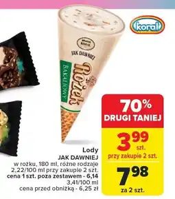Carrefour Lody Jak Dawniej różne rodzaje Koral oferta