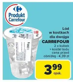 Carrefour Market Lód w kostkach dla dwojga Carrefour oferta