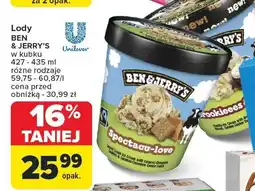 Carrefour Market Lody Ben & Jerry's różne rodzaje oferta