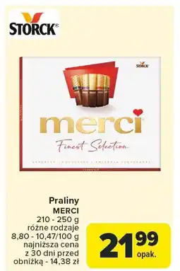 Carrefour Praliny Merci różne rodzaje Storck oferta
