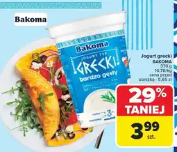 Carrefour Market Jogurt grecki Bakoma oferta