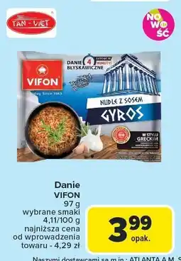 Carrefour Market Danie Vifon różne rodzaje oferta