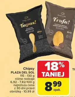 Carrefour Market Chipsy Plaza Del Sol różne rodzaje oferta