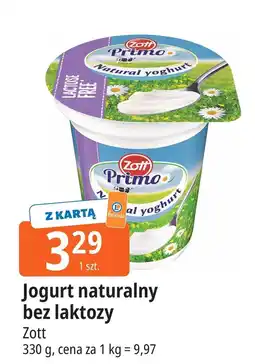 E.Leclerc Jogurt naturalny bez laktozy Zott Primo oferta