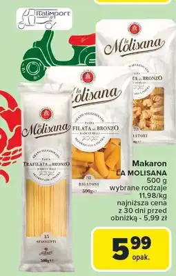 Carrefour Makaron La Molisana różne rodzaje oferta