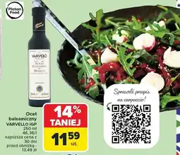 Carrefour Ocet balsamiczny Varvello IGP plantan food oferta