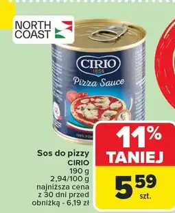 Carrefour Market Sos do pizzy Cirio oferta