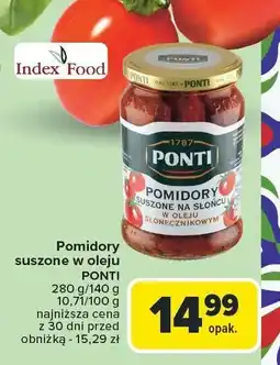 Carrefour Market Pomidory suszone w oleju Ponti oferta