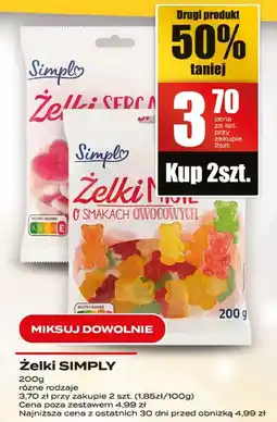 Supeco Żelki Simply oferta