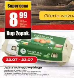 Supeco Jajka z wolnego wybiegu CARREFOUR oferta