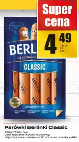 Supeco Parówki Berlinki Classic oferta