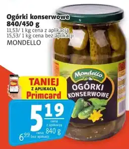 Prim Market Ogórki konserwowe MONDELLO oferta