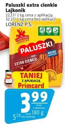 Prim Market Paluszki extra cienkie Lajkonik LORENZ P.S. oferta