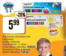 Dino Plastelina kwadratowa Gryzmaki oferta