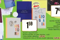 Dino Zeszyt tematyczny a5 60 k. kratka oferta