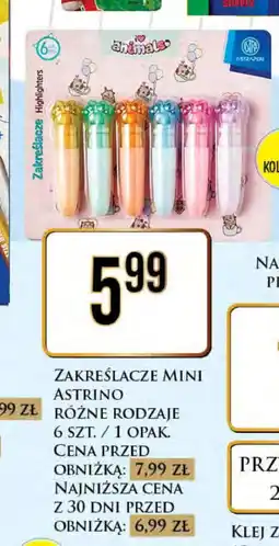 Dino Zakreślacze mini Astra Astrino oferta