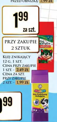 Dino Klej znikający fioletowy Astra oferta