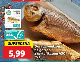 Lidl Dorada wędzona na gorąco Targ Rybny Lidla oferta