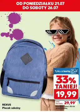 Kaufland Plecak Rexus oferta