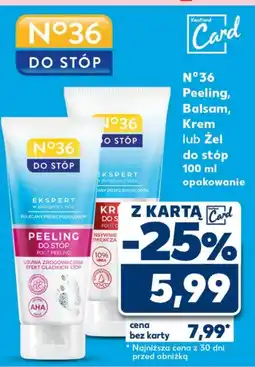 Kaufland Peeling do stóp Nº36 oferta