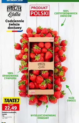 Lidl Truskawki polskie luzem Ryneczek Lidla oferta