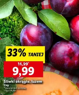 Lidl Śliwki okrągłe Lidl oferta