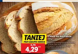 Lidl Chleb na maślance Lidl oferta