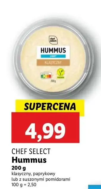 Lidl Hummus Chef Select oferta