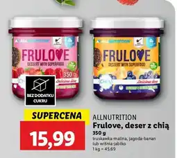 Lidl Deser Frulove z chią Allnutrition oferta