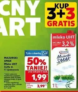 Kaufland Mleko 3.2% Mazurski Smak oferta
