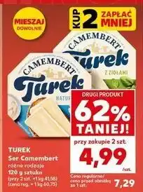 Kaufland Ser camembert naturalny (przed 2024 r) Turek Naturek oferta