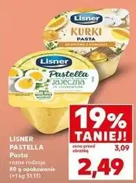 Kaufland Pasta jajeczna z kurkami Lisner Pastella oferta