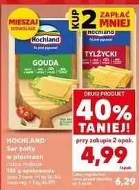 Kaufland Ser gouda plastry Hochland oferta
