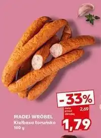Kaufland Kiełbasa toruńska Madej & Wróbel oferta