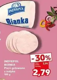Kaufland Pierś gotowana z indyka bianka Indykpol oferta