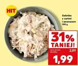 Kaufland Sałatka z surimi i ananasem w majonezie oferta