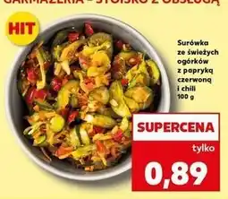 Kaufland Surówka ze świeżych ogórków z papryką czerwoną i chilli oferta