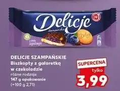 Kaufland Ciastka z galaretką jagodową Delicje Szampańskie oferta