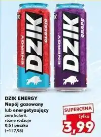 Kaufland Napój energetyczny grape zero Wk Dzik oferta
