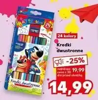 Kaufland Kredki dwustronne 24 kolory Moje Bambino oferta
