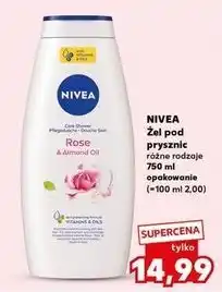Kaufland Żel pod prysznic rose & almond oil Nivea oferta
